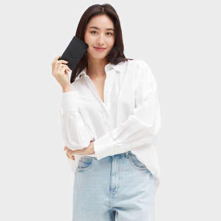 Portacarte con Zip in Tessuto Nero - MARIO SPATARELLA