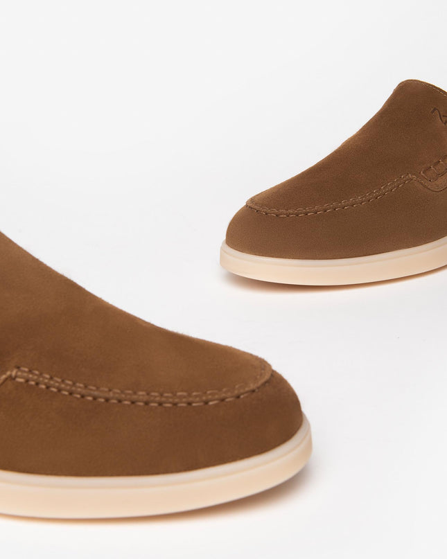 Nero Giardini Mocassini Uomo in Camoscio Malto - MARIO SPATARELLA