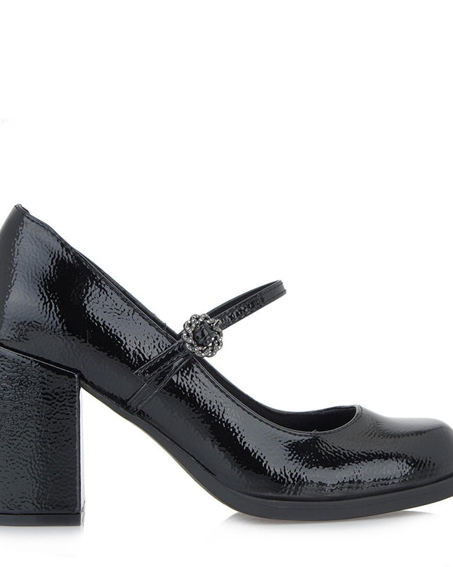 Decolletè Mary Jane Vernice Nero - MARIO SPATARELLA