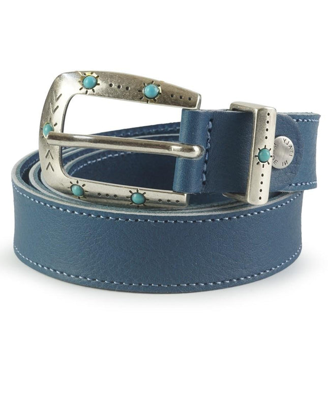 Cintura Donna in Pelle Celeste - MARIO SPATARELLA