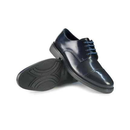 Callaghan Francesina Uomo in Pelle Spazzolata Blu - MARIO SPATARELLA