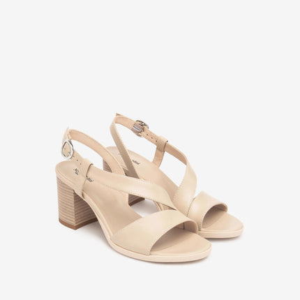 Nero Giardini Sandali con Tacco in Pelle Lino - MARIO SPATARELLA