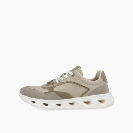 Impronte Sneakers Uomo Running in Pelle Taupe - MARIO SPATARELLA