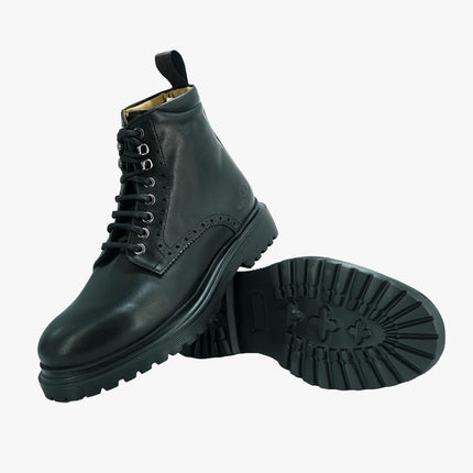 Stivaletti Uomo in Pelle Nera - MARIO SPATARELLA