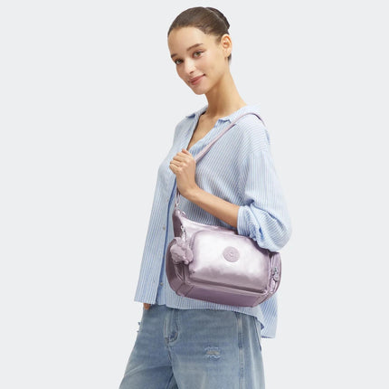 Kipling Borsetta Tracolla Multitasche Metallic Lilac GABB S LILAC METALLIC Kipling