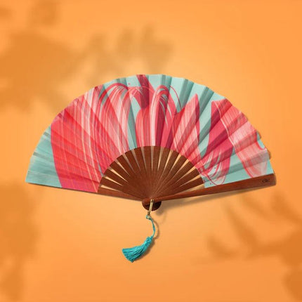 Ventaglio in Legno e Cotone - MARIO SPATARELLA