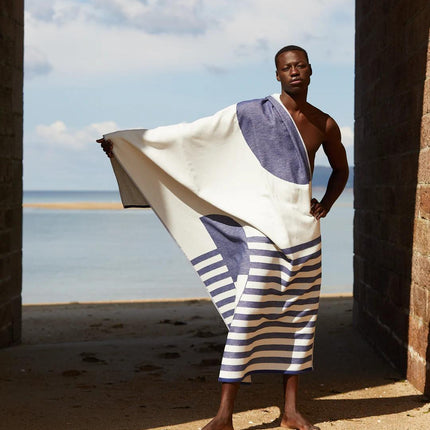 Telo Mare Collegabile in Cotone Biologico - MARIO SPATARELLA