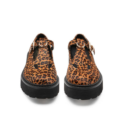 Pump Cult con Occhielli in Cavallino Leopard - MARIO SPATARELLA