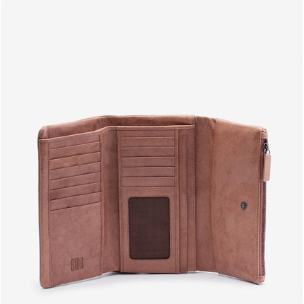 Biba Portafoglio Lungo in Pelle Taupe con Portamonete - MARIO SPATARELLA