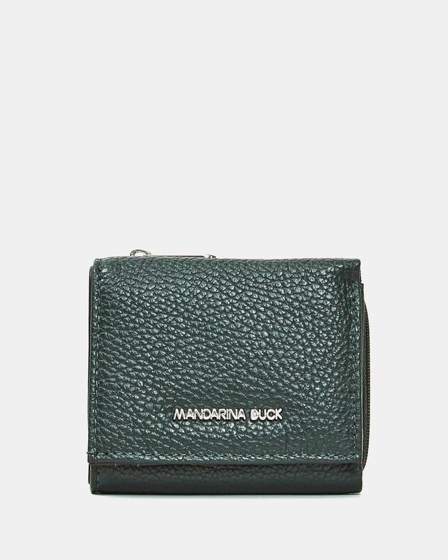 Mandarina Duck Portafogli Donna Pelle Verde Pine Green Portamonete - MARIO SPATARELLA