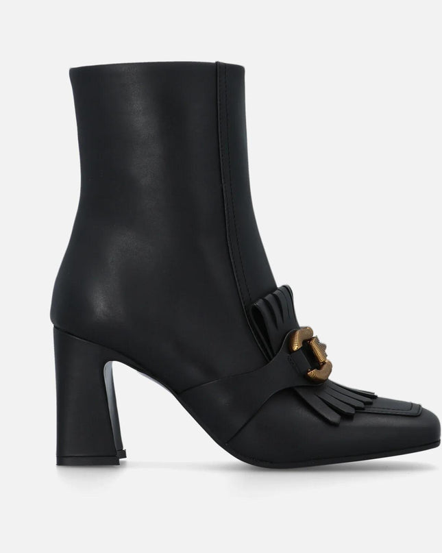 Stivaletti n Pelle con Frangia e Morsetto - MARIO SPATARELLA