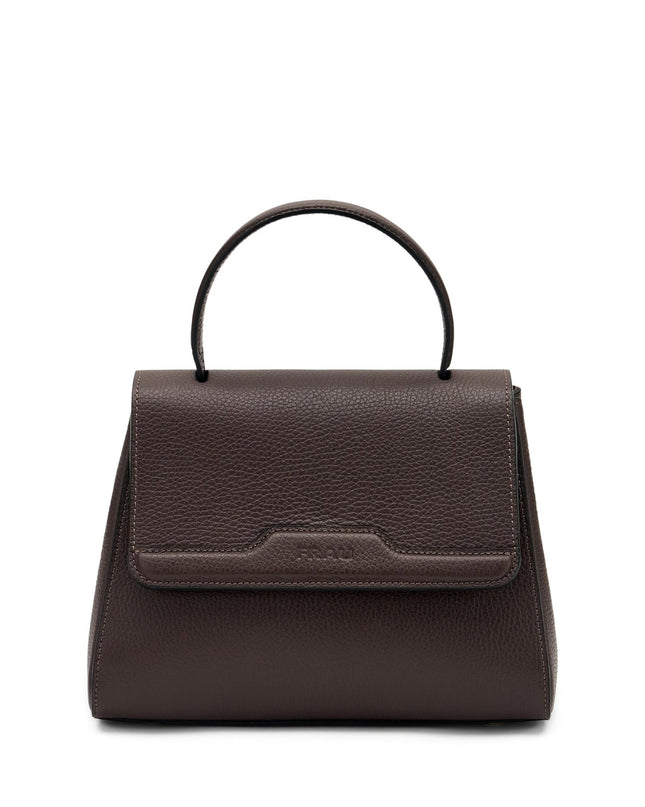 Borse Donna Frau a Mano con Tracolla in Pelle Cioccolato - MARIO SPATARELLA