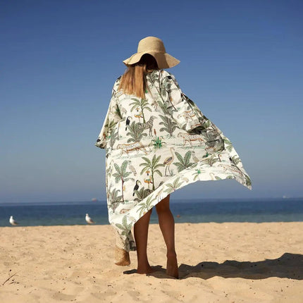 Kimono Caftano in Cotone - MARIO SPATARELLA