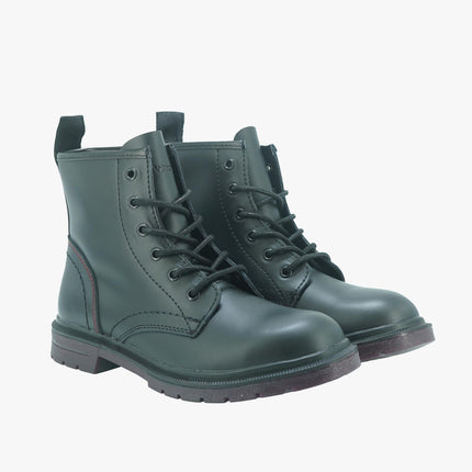 Anfibi Donna in Pelle Nara - MARIO SPATARELLA