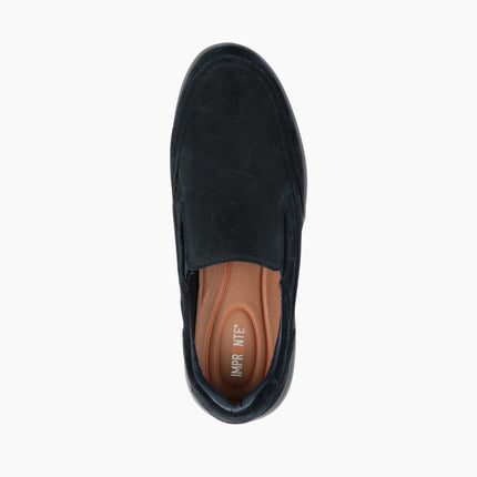 Impronte Mocassini Slip On Chelsea Uomo in Camoscio Blu - MARIO SPATARELLA