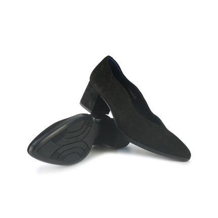 Decollete Donna Camoscio Nero - MARIO SPATARELLA