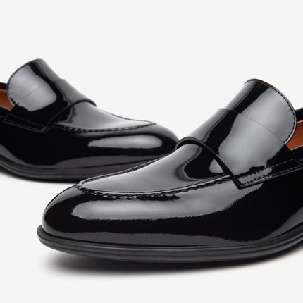 Nero Giardini Mocassini Uomo in Vernice Nera - MARIO SPATARELLA