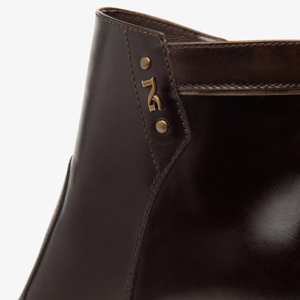 Nero Giardini Stivaletti Tronchetti Donna in Pelle Testa di Moro - MARIO SPATARELLA