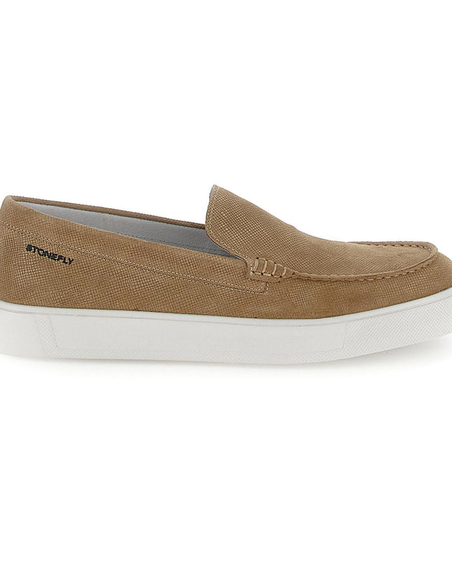 Mocassini Uomo Camoscio Tabacco - MARIO SPATARELLA