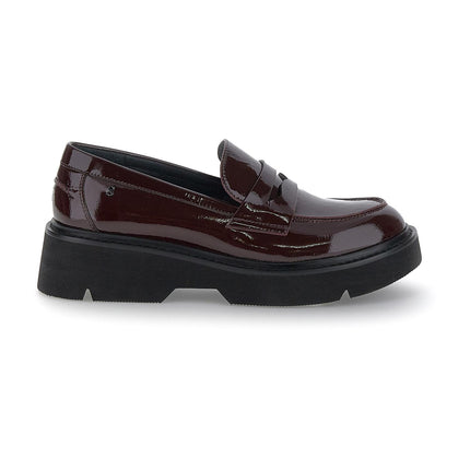 Mocassini Donna Vernice Bordeaux - MARIO SPATARELLA