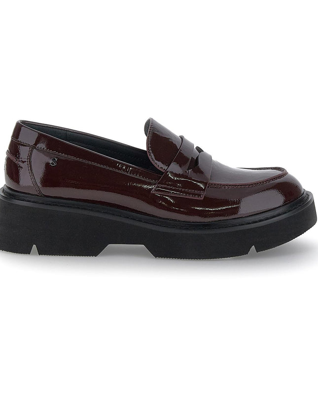 Mocassini Donna Vernice Bordeaux - MARIO SPATARELLA