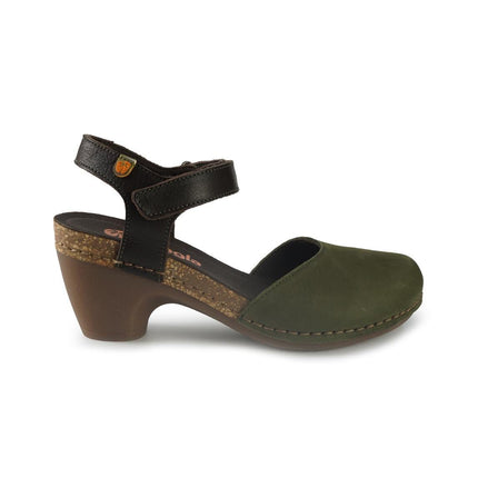 Jungla Pump Donna in Pelle Nabuk Verde - MARIO SPATARELLA