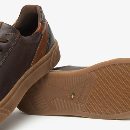 Nero Giardini Sneakers Uomo in Pelle Testa di Moro - MARIO SPATARELLA