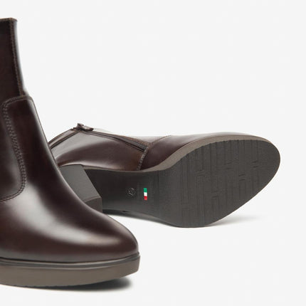 Nero Giardini Stivaletti Tronchetti Donna in Pelle Testa di Moro - MARIO SPATARELLA