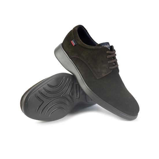 Stringata Uomo Camoscio Moro - MARIO SPATARELLA