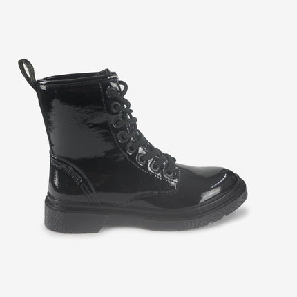 Anfibi Donna Vernice Nero - MARIO SPATARELLA