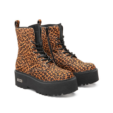 Anfibi Cult Donna in Cavallino Animalier Leopard - MARIO SPATARELLA