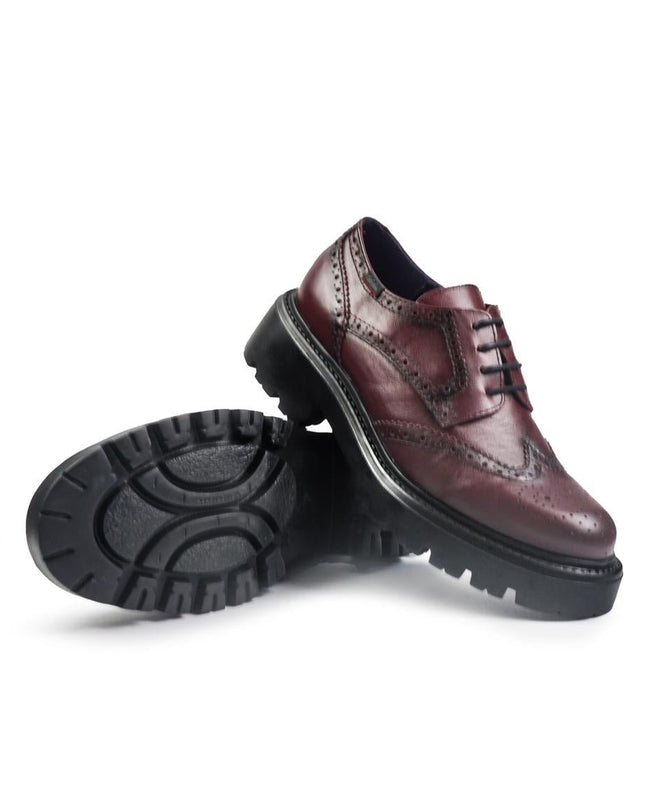 Callaghan Francesine Oxford Donna in Pelle Bordo - MARIO SPATARELLA