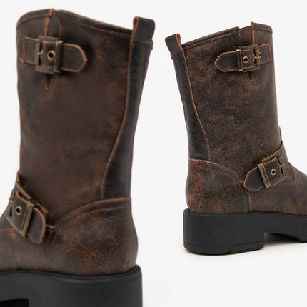 Nero Giardini Stivaletti Donna in Pelle Marrone - MARIO SPATARELLA