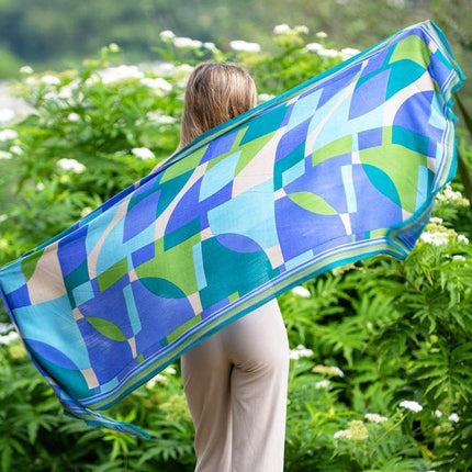 Foulard in Lana Misto Seta Lavanda - MARIO SPATARELLA