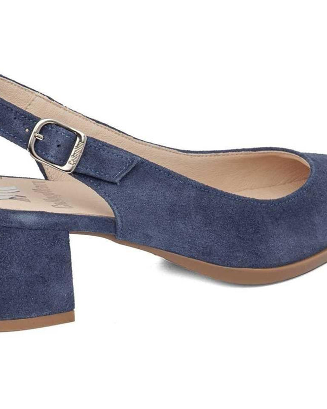 Decolletè Chanel in Pelle Camoscio Blu - MARIO SPATARELLA