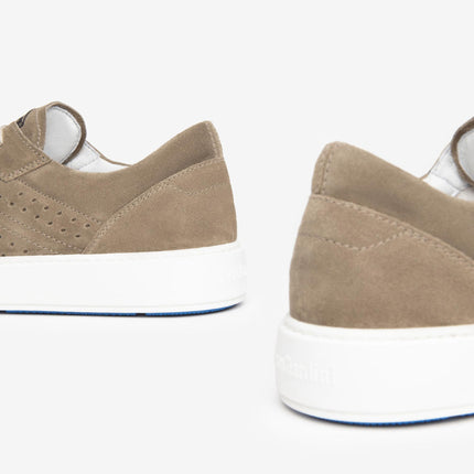 Nero Giardini Sneakers Uomo Bassa in Camoscio Biscotto - MARIO SPATARELLA