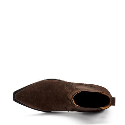 Frau Stivaletti Texani Camperos Chelsea in Camoscio Testa di Moro - MARIO SPATARELLA