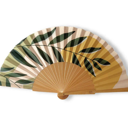 Ventaglio in Legno e Tela Stampa Fantasia - MARIO SPATARELLA