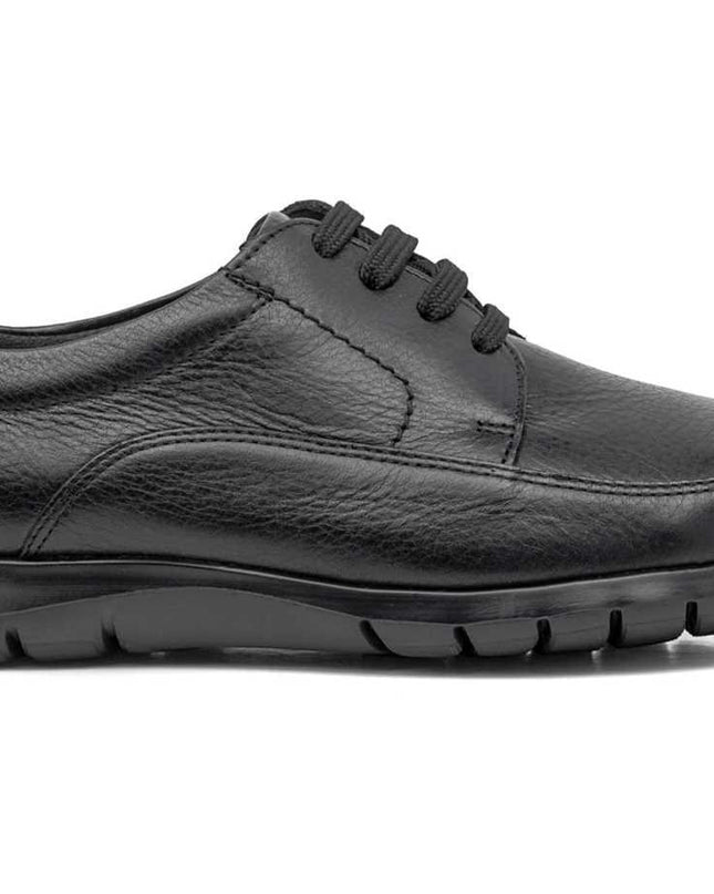 Francesina Uomo Pelle Nero - MARIO SPATARELLA