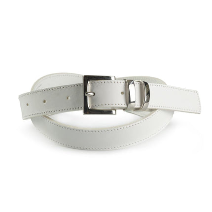 Cintura Donna in Pelle Bianca - MARIO SPATARELLA
