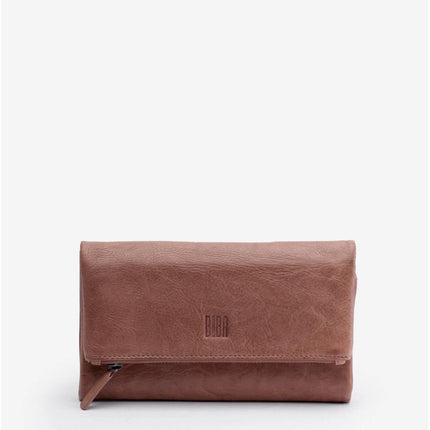 Biba Portafoglio Lungo in Pelle Taupe con Portamonete - MARIO SPATARELLA