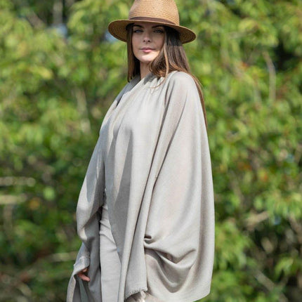 Scialle Lana Misto Seta Polvere - MARIO SPATARELLA