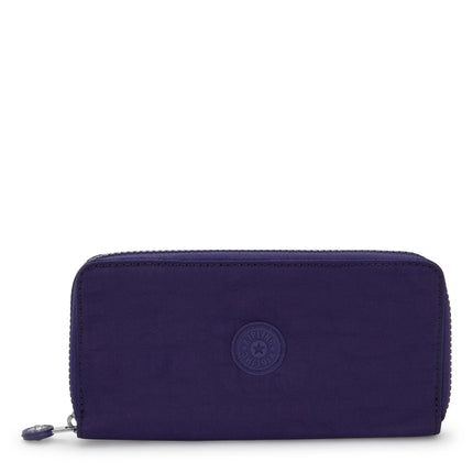 Kipling Portafogli Lungo Donna in Tessuto Moonlit Blu MONEY WORLD MOONLIT BLUE Kipling