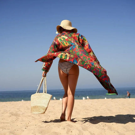 Kimono Caftano in Cotone - MARIO SPATARELLA