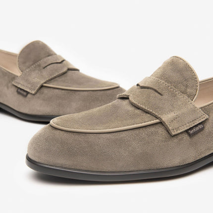 Nero Giardini Mocassini Uomo in Camoscio Talpa - MARIO SPATARELLA