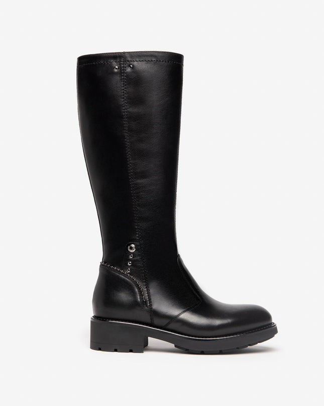 Nero Giardini Stivali Donna Pelle Nera - MARIO SPATARELLA