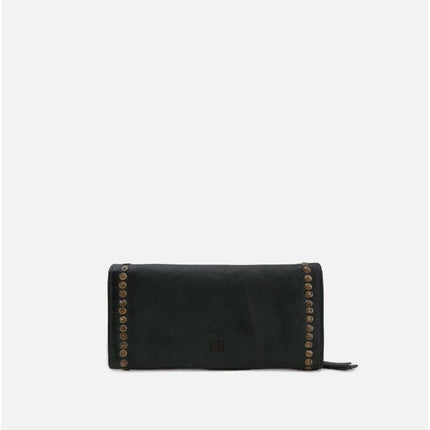 Biba Portafogli Donna Lungo con Portamonete in Pelle Nera - MARIO SPATARELLA