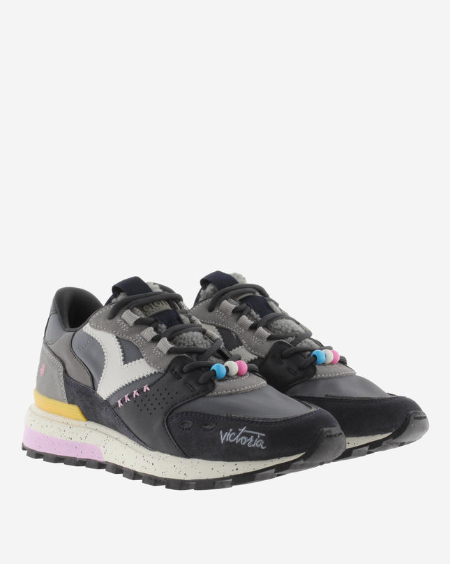 Sneakers Donna Camoscio Antracite - MARIO SPATARELLA