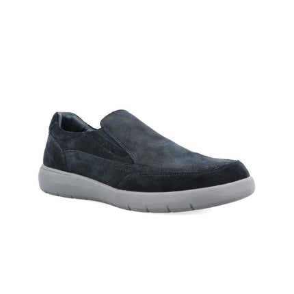 Impronte Mocassini Slip On Chelsea Uomo in Camoscio Blu - MARIO SPATARELLA