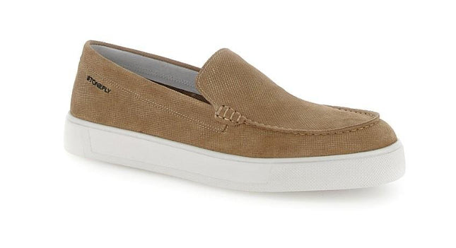 Mocassini Uomo Camoscio Tabacco - MARIO SPATARELLA